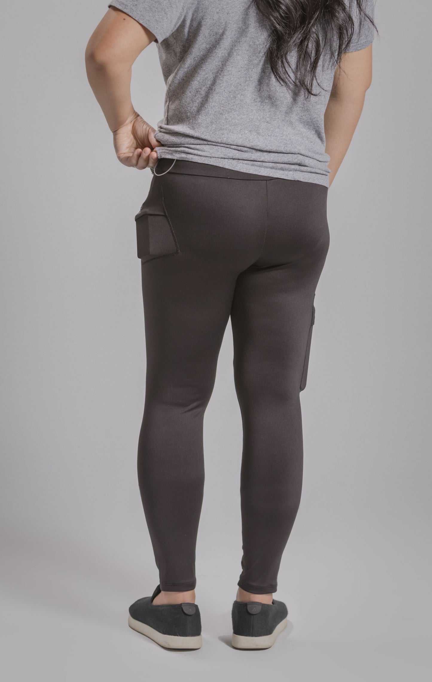 Women's Activewear Leggings with Insulin Pump and Cell Phone Pockets