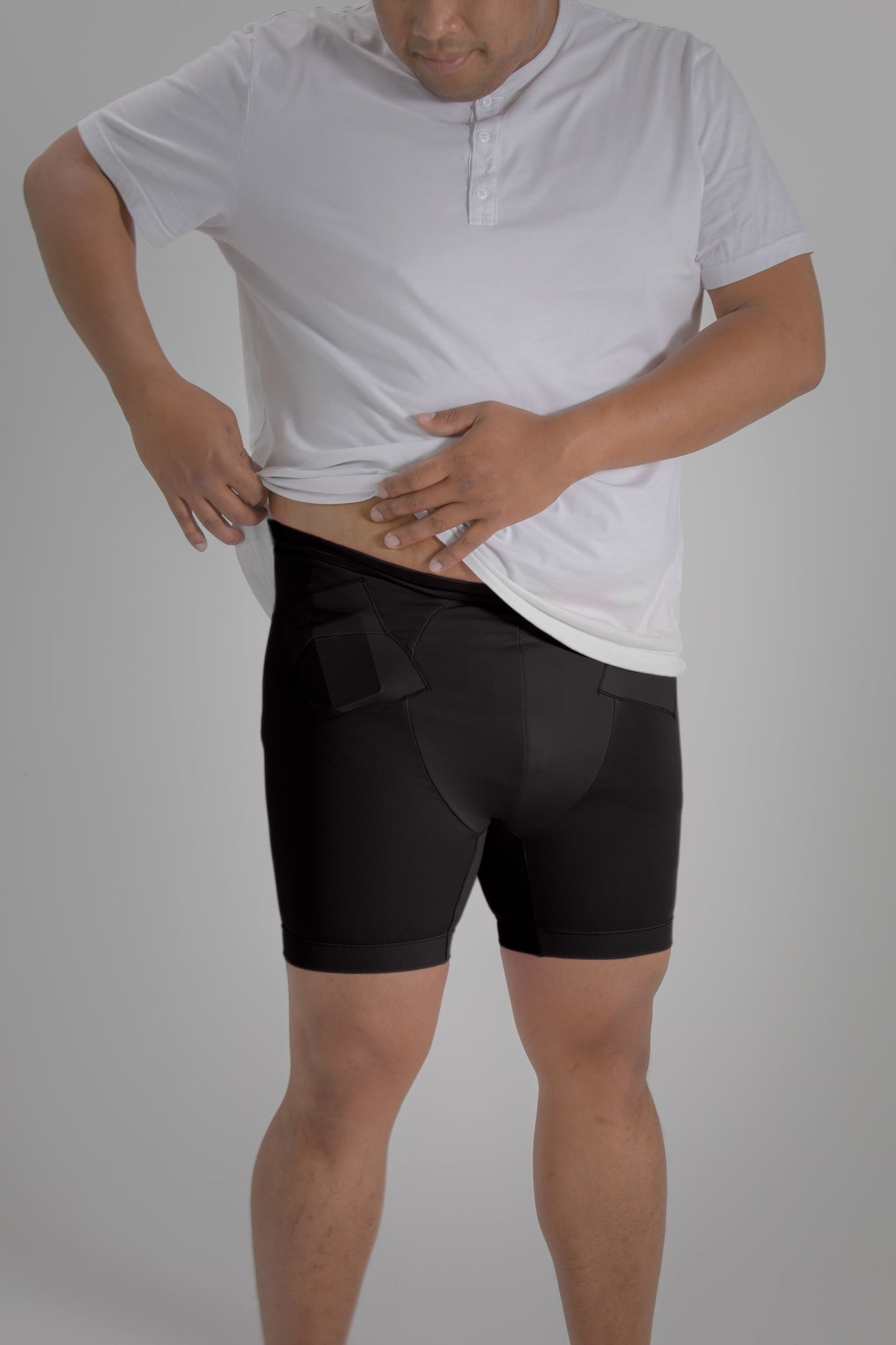 Men's Activewear Boxer Briefs with Insulin Pump Pockets