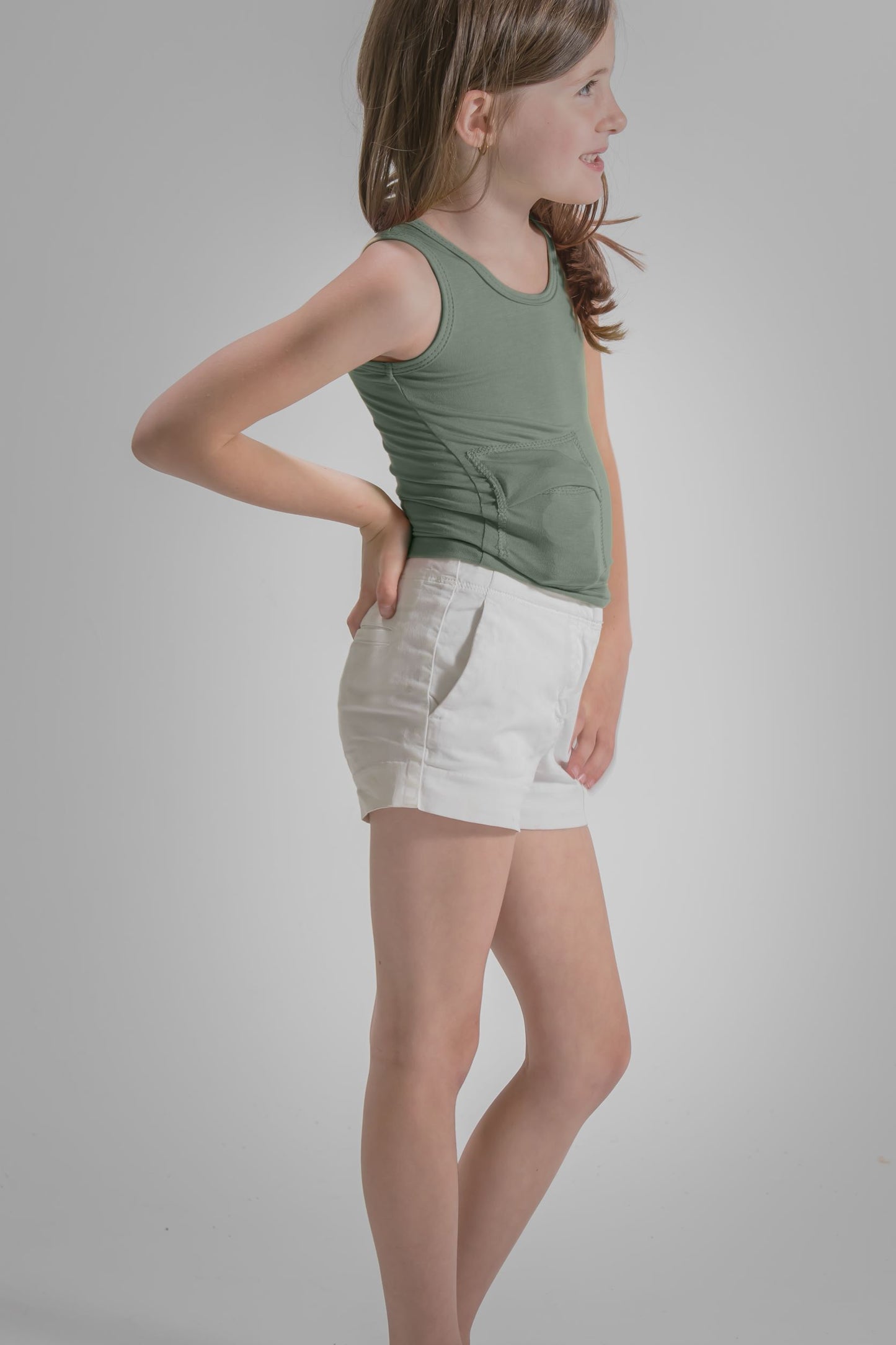 Youth Everyday Stretch Tank with Insulin Pump Pocket